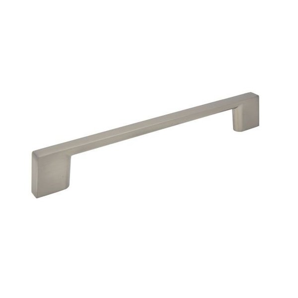 Crown 5-7/8" Miami Cabinet Pull with 5" Center to Center Satin Nickel Finish CHP81572SN